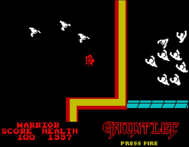 Gauntlet - ZX Spectrum game screenshot (1987) by US Gold